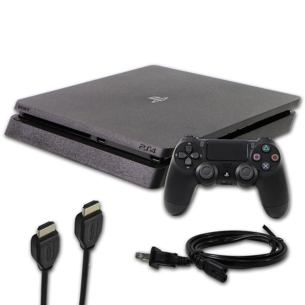 Sony PlayStation 4 Slim 1TB Console and Controller - Black (CUH-2015A)