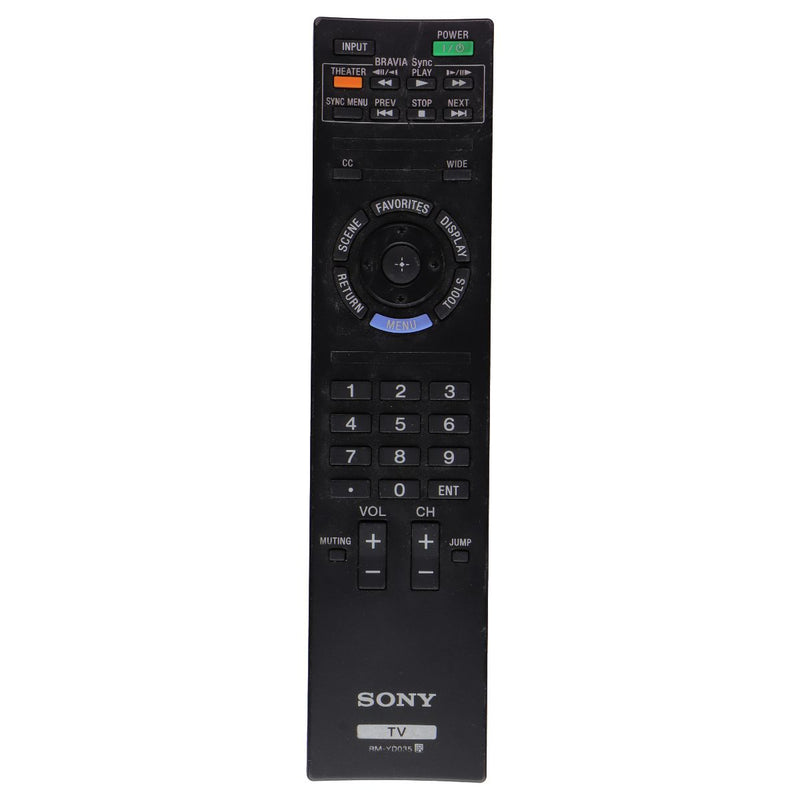 Replacement Sony TV Remote Control (RM-YD035) - Black