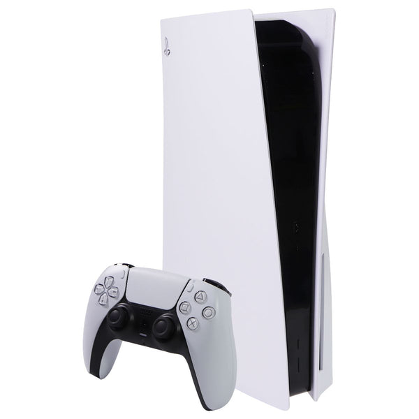 Sony PS5 PlayStation 5 Console and Controller - Full Set - White (CFI-1215A)