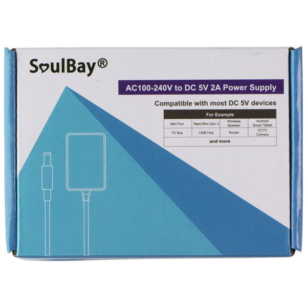 SoulBay 5V/2A 10W Power Supply with 8 Interchangeable Tips