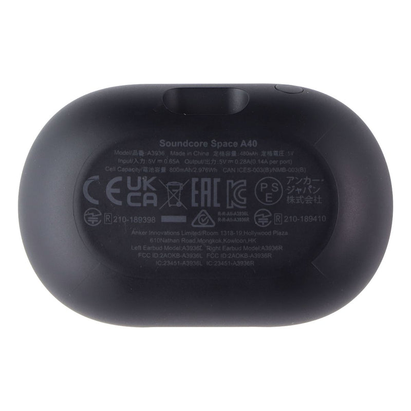 Soundcore by Anker Space A40 True-Wireless ANC Earbuds - Black