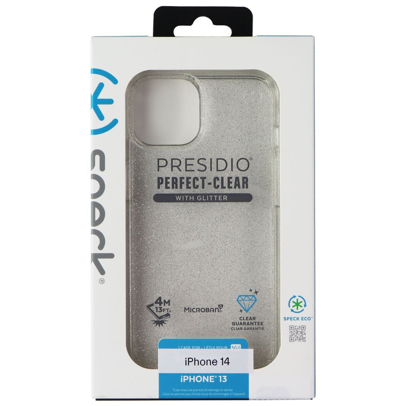 Speck Presidio Perfect-Clear Case for Apple iPhone 14 / iPhone 13 - Glitter
