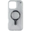 Speck Presidio2 Grip for MagSafe for Apple iPhone 16 Pro Max - Clear / Chrome