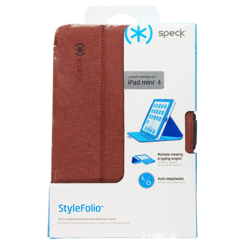 Speck Style Folio Series Luxury Edition for Apple iPad Mini 4 - Nickel Slate