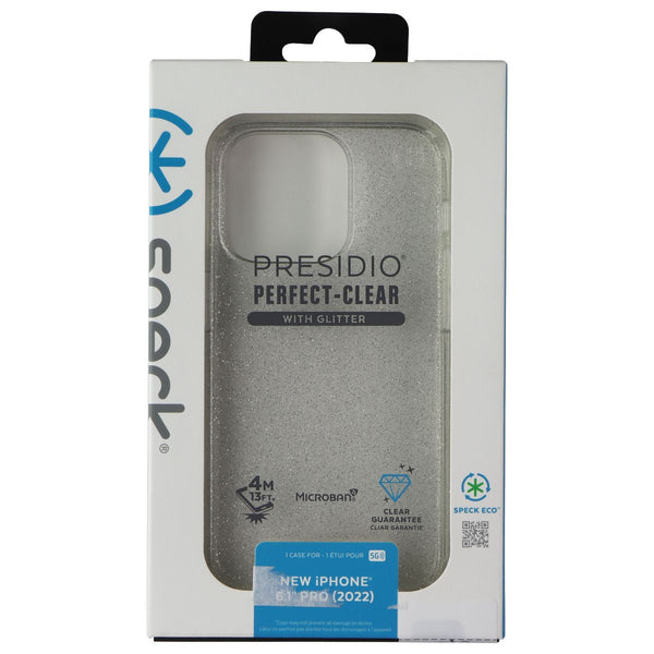 Speck Presidio Perfect-Clear Case for MagSafe for iPhone 14 Pro - Glitter