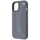 Speck Presidio2 Grip Case for MagSafe iPhone 15 - Charcoal Gray / Bronze / White