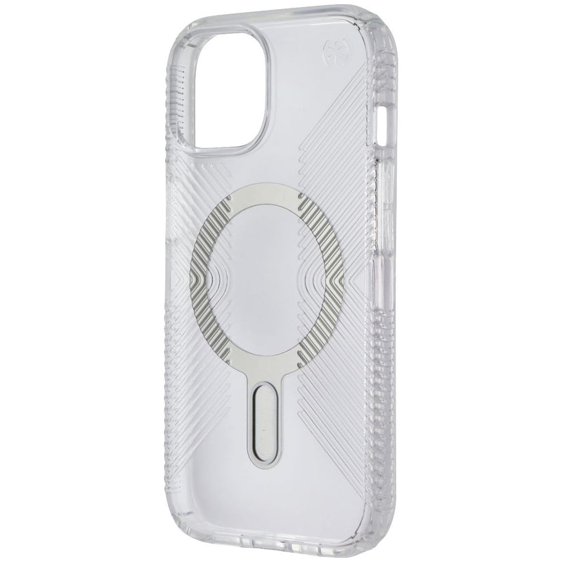 Speck Perfect-Clear Grip ClickLock Case for MagSafe for iPhone 15/14/13 - Clear
