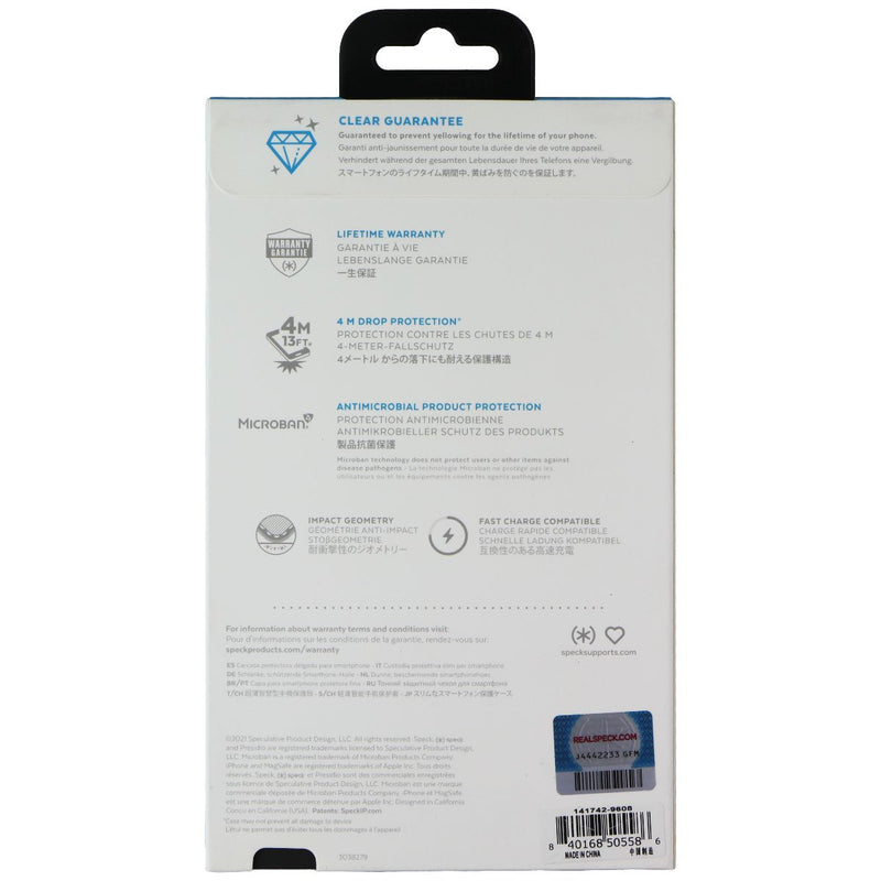 Speck Presidio Perfect-Clear Case for Apple iPhone 13 Pro Max - Red / Clear