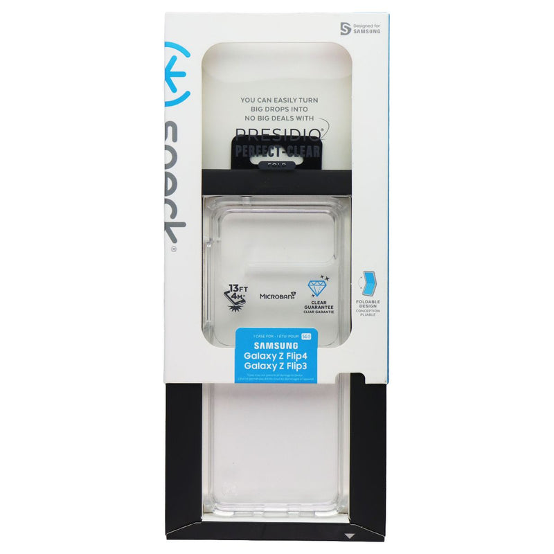 Speck Presidio Perfect-Clear Fold Case for Samsung Galaxy Z Flip4/Flip 3  Clear
