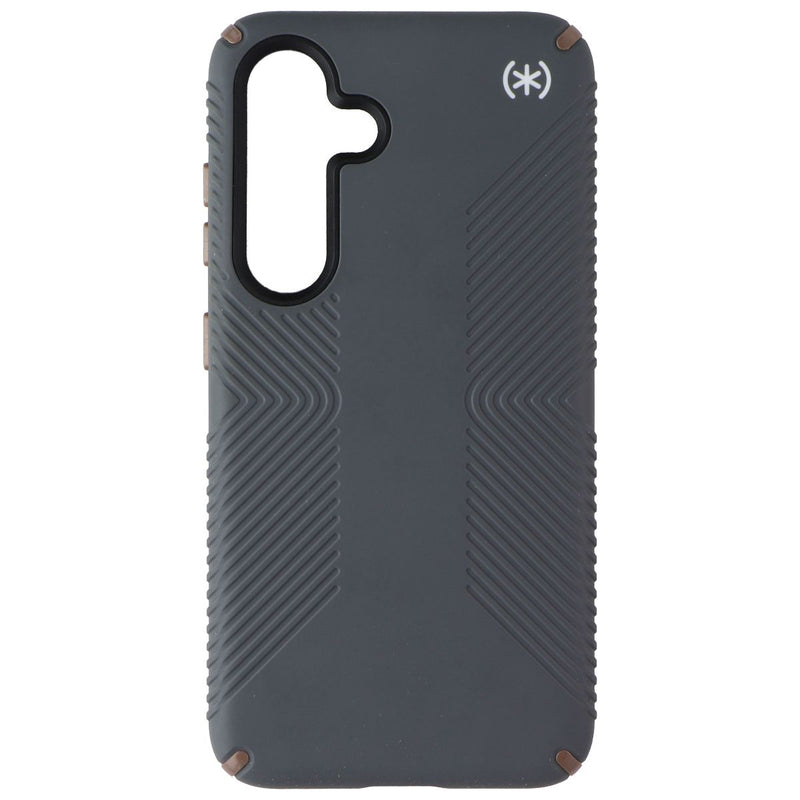 Speck Presidio2 Grip Case for Samsung Galaxy S24 - Charcoal Gray/Cool Bronze
