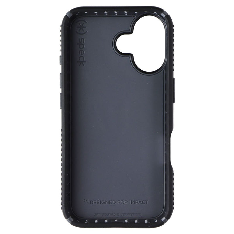 Speck Presidio2 Grip Case for Apple iPhone 16 - Black/Slate Gray