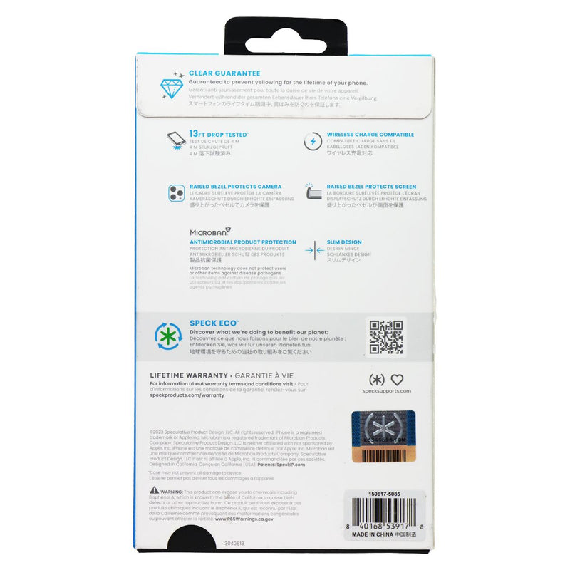 Speck Presidio Perfect-Clear Case for Samsung Galaxy S24 Plus - Clear