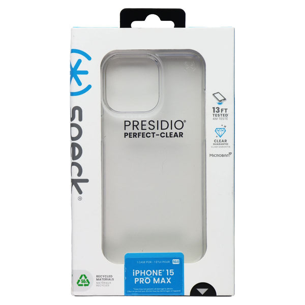Speck Presidio Perfect-Clear Case for Apple iPhone 15 Pro Max - Clear