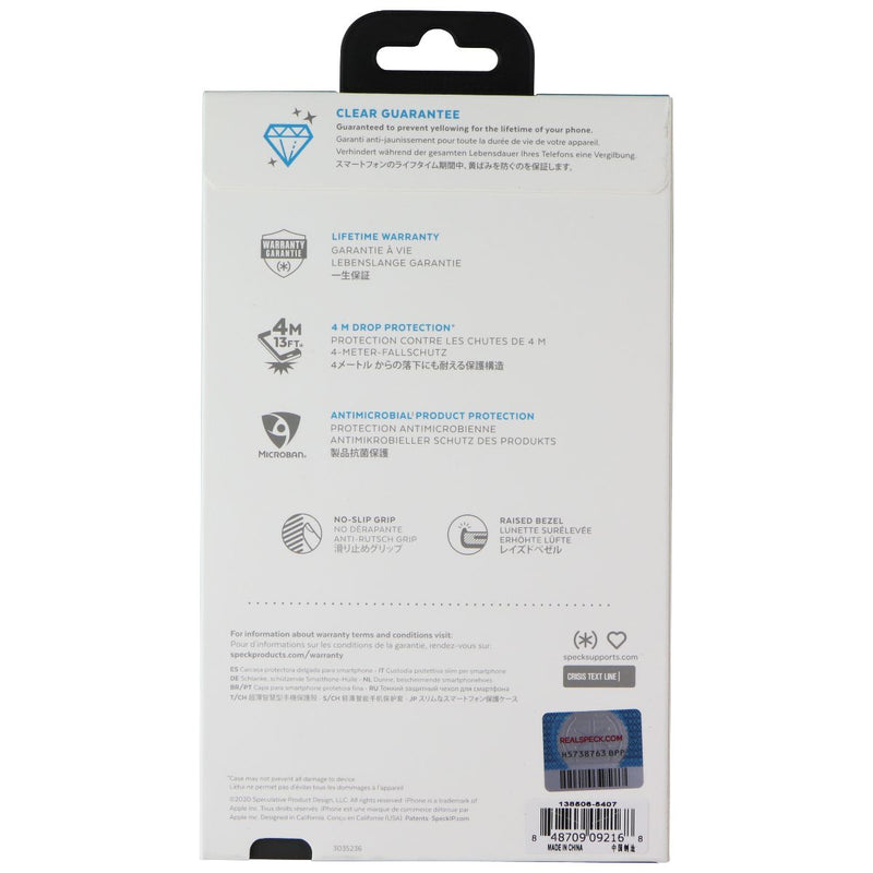 Speck Presidio Perfect-Clear Case for Apple iPhone 12 Pro Max - Obsidian