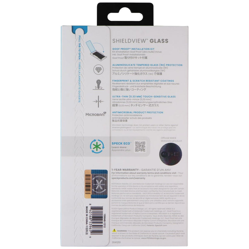 Speck Shieldview Glass Screen Protector for Motorola Moto G Stylus 5G (2024)
