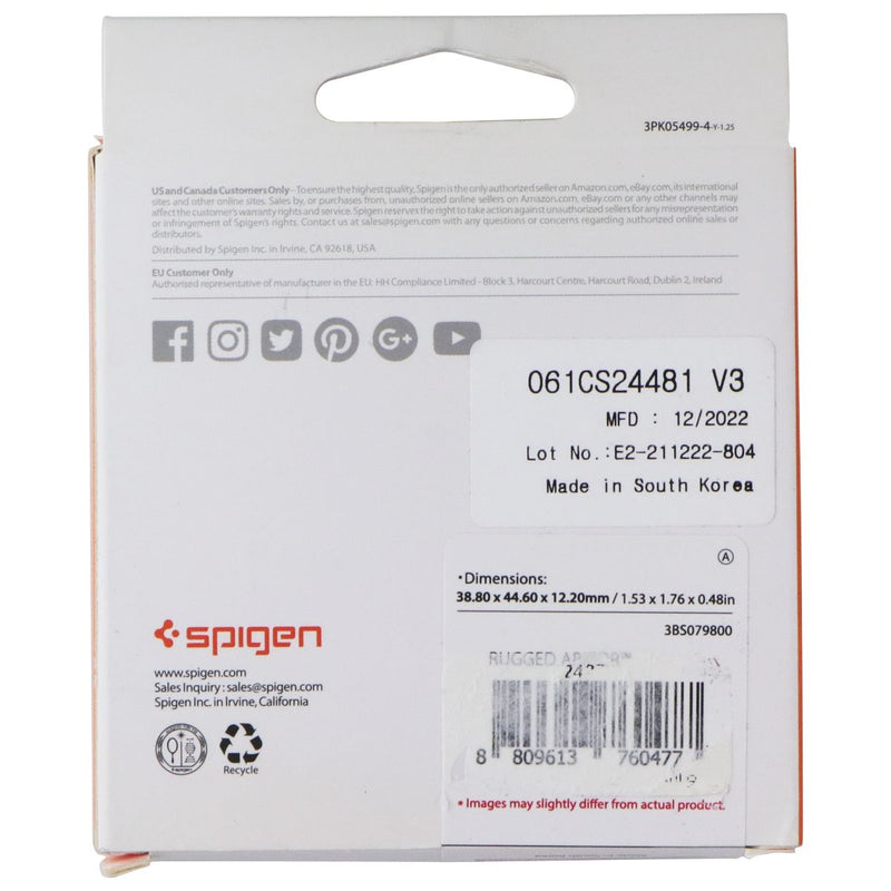 Spigen Rugged Armor Case for Apple Watch 9/8/SE2/7/6/5/4 41-40mm - Rose Gold