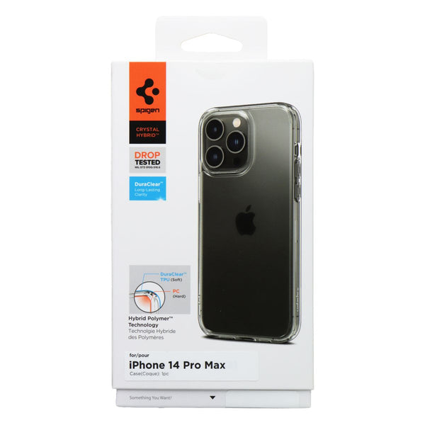 Spigen Crystal Hybrid Series Case for Apple iPhone 14 Pro Max - Crystal Clear