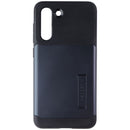 Spigen Slim Armor Case with Kickstand for Samsung Galaxy S21 FE - Metal Slate