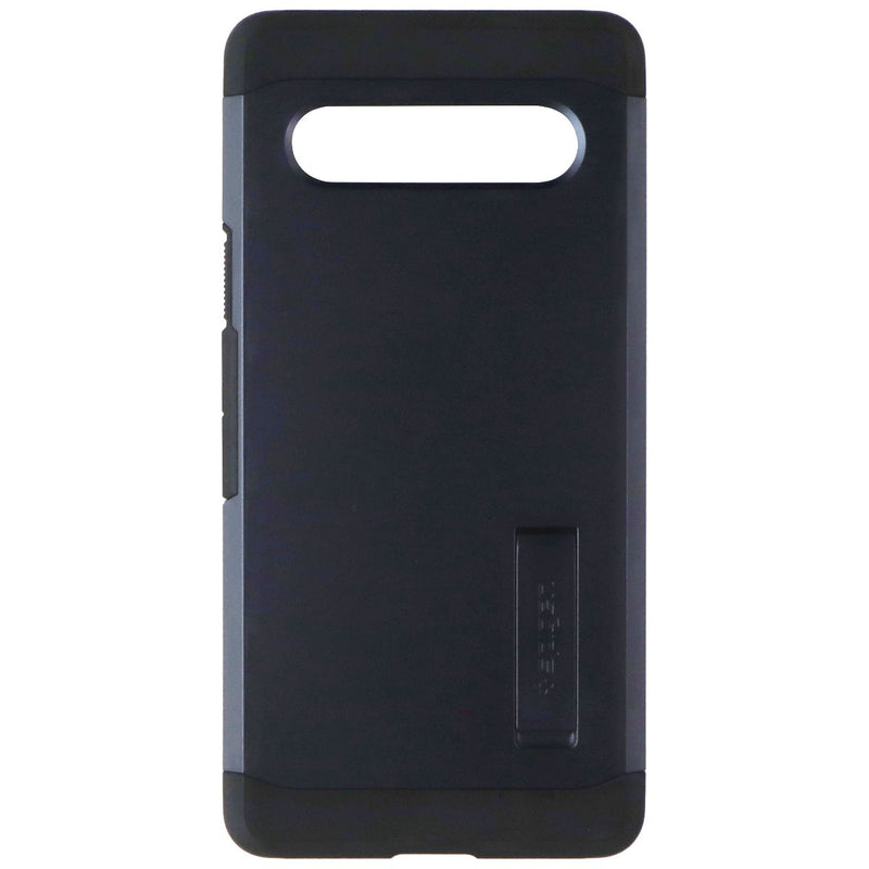 Spigen Tough Armor Case with Kickstand for Google Pixel 7a  - Metal Slate