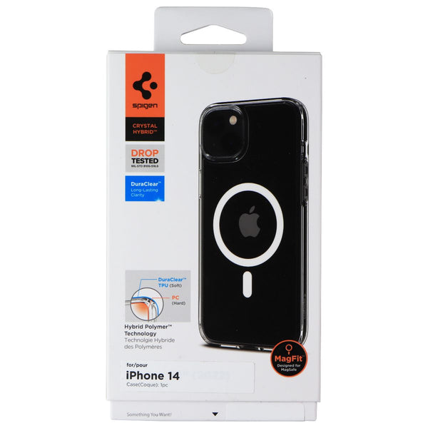 Spigen Crystal Hybrid MagFit Case for iPhone 14 - Frost Clear