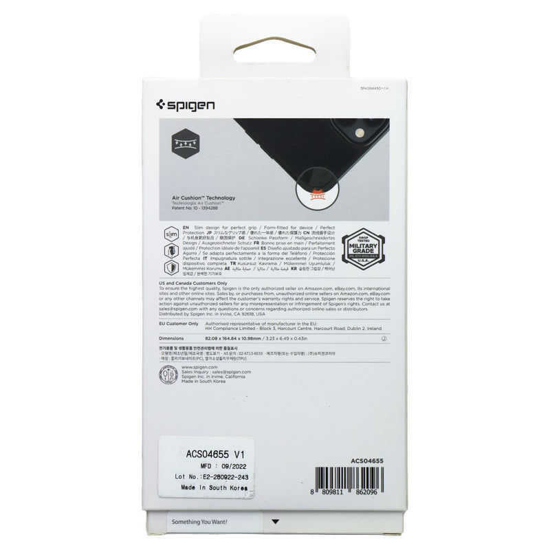 Spigen Crystal Hybrid Series Case for Apple iPhone 14 Plus - Clear / Matte Black