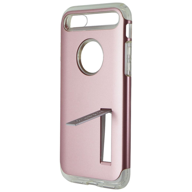 Spigen Slim Armor Dual Layer Case Cover w/ Kickstand iPhone 8 / 7 - Pink / Clear