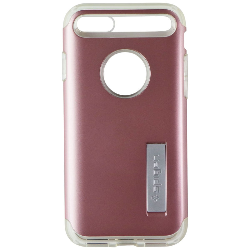 Spigen Slim Armor Dual Layer Case Cover w/ Kickstand iPhone 8 / 7 - Pink / Clear