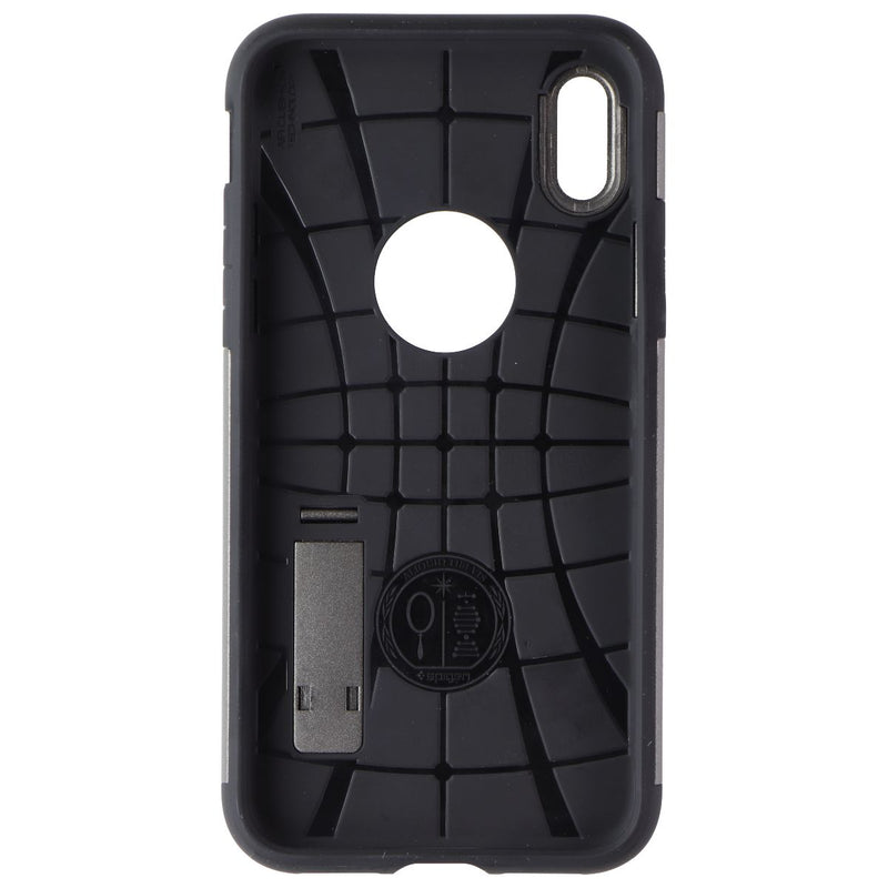 Spigen Slim Armor Dual Layer Case for Apple iPhone Xs/X - Gunmetal / Black
