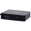 StarTech.com USB C Multiport Adapter USB C/USB A/RJ45/HDMI (DKT30CHD) - Black