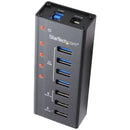 StarTech.com 7-Port USB 3.0 Charging Hub - Black (ST4300U3C3)