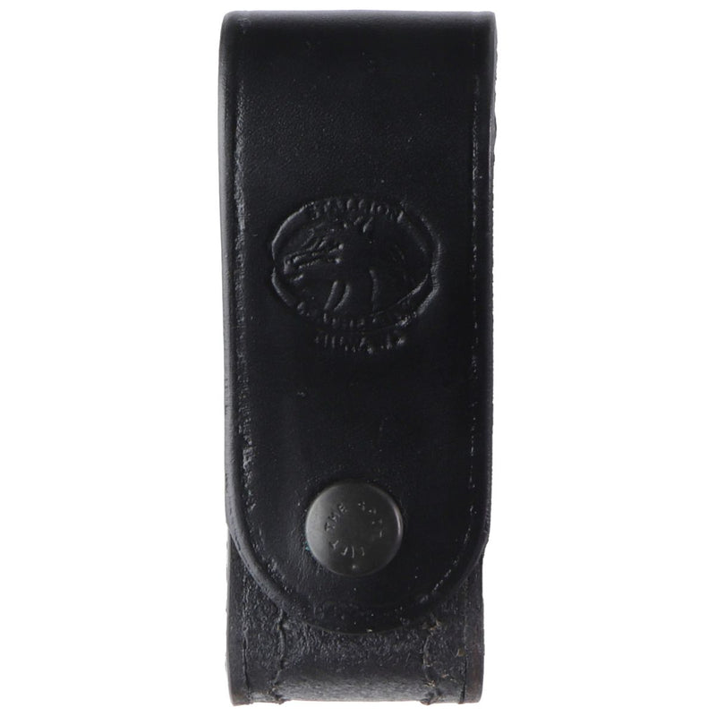 Stallion Leather Belt Holder Pouch Open Top - Black