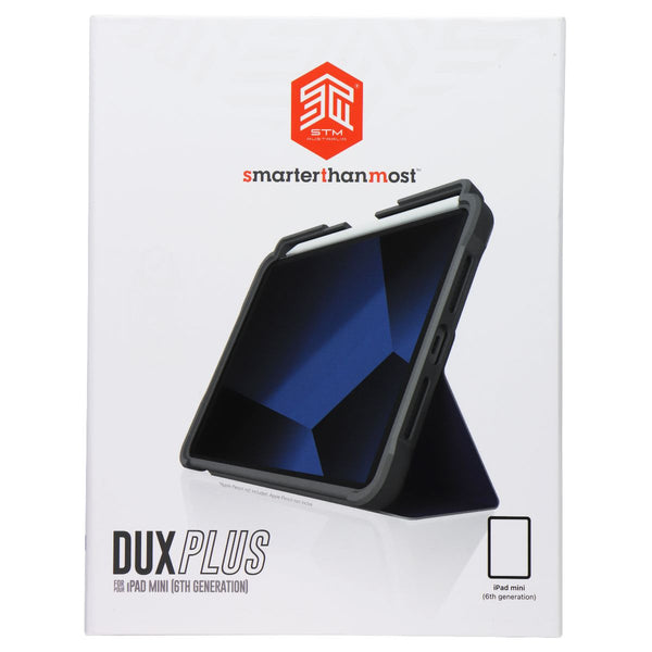 STM Dux Plus Series Case for Apple iPad mini (6th Gen) - Black/Gray