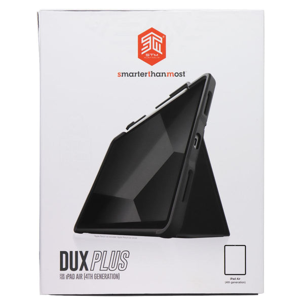STM Dux Plus Folio Case for Apple iPad Air 5th/4th/M2 6th Gen (2024) - Black