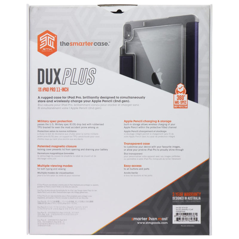 STM Dux Plus Case for Apple iPad Pro 11-inch (2018) - Midnight Blue