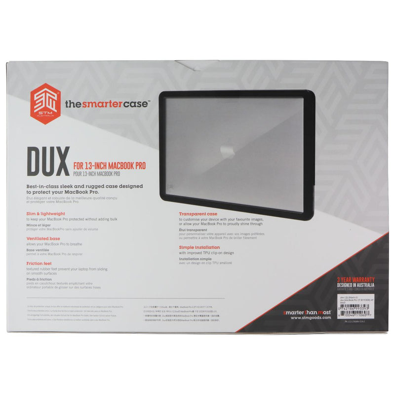 STM Dux Series Rugged Case for Apple MacBook Pro 13-inch (2020/2019) - Black