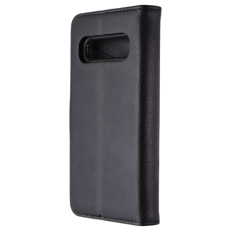 StrongNFree Moderna Plus Series 2-in-1 Wallet Case for Galaxy S10 - Black