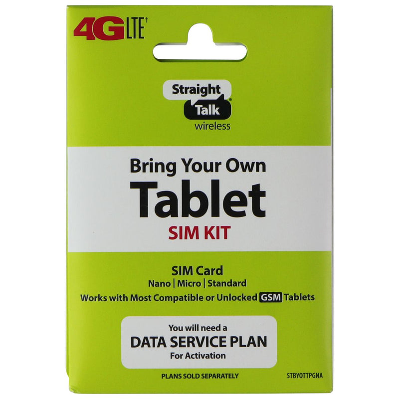 StraightTalk Wireless GSM SIM Card KIT for Tablets (Nano/Micro/Standard) C4NA