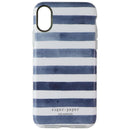Sugar Paper Los Angeles Printed Case for Apple iPhone X - Blue/White Stripe