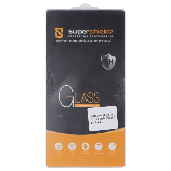 SuperShieldz Premium Tempered Glass Screen Protector for Google Pixel 6 (3 Pack)