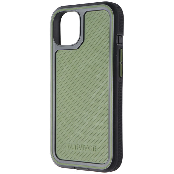 Survivor All-Terrain Earth Series Case for iPhone 13 - Black/Wild Fern Green