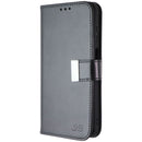 SYB Tech Accessory Folio Case for Samsung Galaxy A25 5G - Black Leather