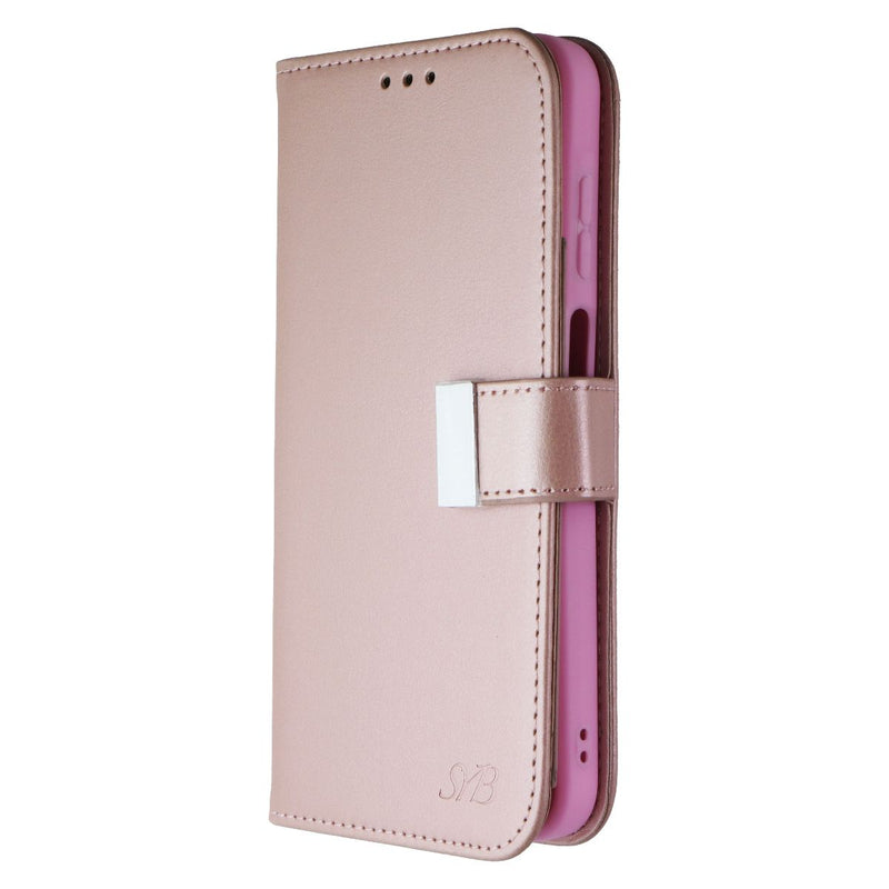 SYB Wallet Folio Series Case for Samsung Galaxy A25 (5G) - Rose Gold