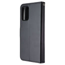 SYB Leather Wallet Case for Motorola Moto G Stylus 5G (2024) - Black
