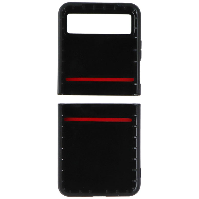 SYB Hybrid Protector Case with Ring Stand for Motorola RAZR (2023) - Black
