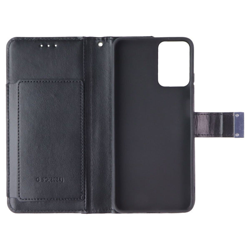 SYB Wallet Folio Series Case for Motorola Moto G 5G (2024) - Black