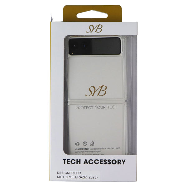 SYB Silicone Protective Phone Case for Motorola Razr (2023) - Clear