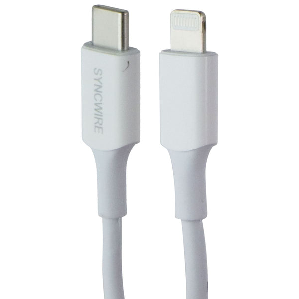 SyncWire 2m/6.5FT USB-C to Lightning 8-Pin Fast Charging Cable - White