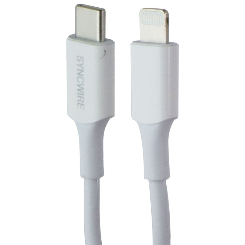 SyncWire 2m/6.5FT USB-C to Lightning 8-Pin Fast Charging Cable - White
