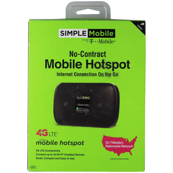 T-Mobile (Moxee 4G LTE) Simple Mobile No-Contract Mobile Hotspot - Black