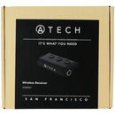 ATech Wireless Receiver for 3.5mm Devices - Black (ARBR001)